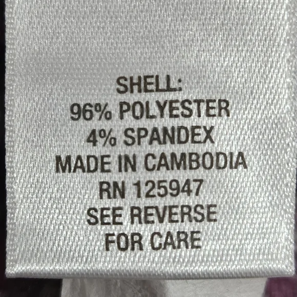 Dressbarn Size L Maroon Polyester Long-Sleeveled Womens Blouse Top Shirt with - Picture 13 of 16